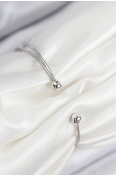 Pirinç Zirkon Taşlı Yıldız Model Gümüş Renk Kadın Bileklik