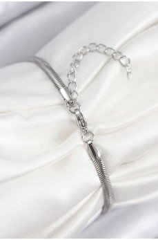 Pirinç Zirkon Taşlı Kalp Model Gümüş Renk Kadın Bileklik Pirinç Zirkon Taşlı Kalp Model Gümüş Renk Kadın Bileklik