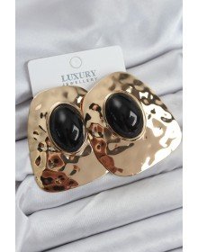 Pirinç Gold Renk Vintage Kadın Küpe