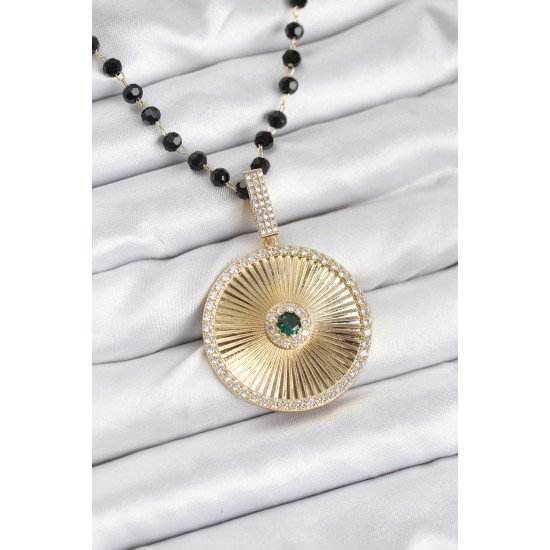 316L Çelik Zincir Kristal Boncuklu Kadın Kolye 316L Çelik Zincir Kristal Boncuklu Kadın Kolye