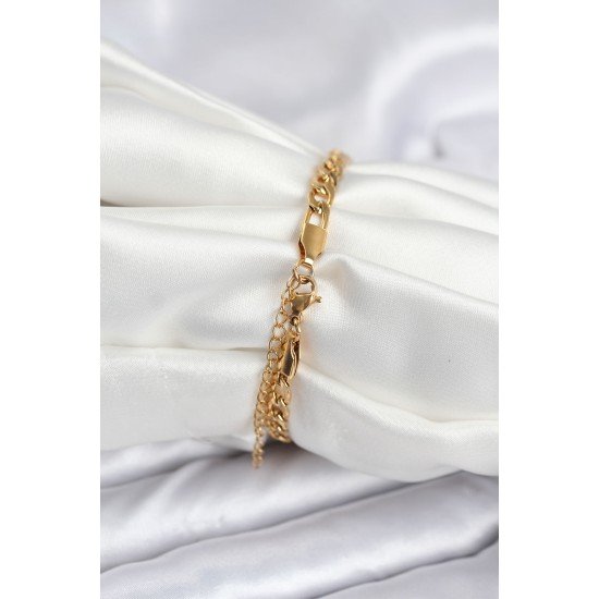 316L Çelik Gold Renk Yazı Yazmaya Uygun Kadın Bileklik