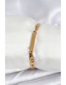 316L Çelik Gold Renk Yazı Yazmaya Uygun Kadın Bileklik