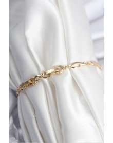 Pirinç VIP Seri Gold Renk Sıralı Damla Model Kadın Bileklik