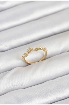 Pirinç Gold Renk Manifest Kadın Yüzük Pirinç Gold Renk Manifest Kadın Yüzük