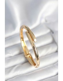 Pirinç Gold Renk Kadın Kelepçe Bileklik