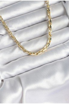 Pirinç Gold Renk 60 cm Zincir Kadın Kolye