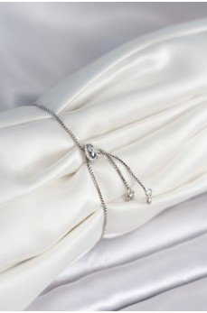 Çiçek Model Asansörlü Gümüş Renk Kadın Bileklik