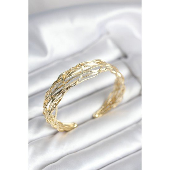 Gold Renk Pirinç Vintage Kadın Bileklik Gold Renk Pirinç Vintage Kadın Bileklik