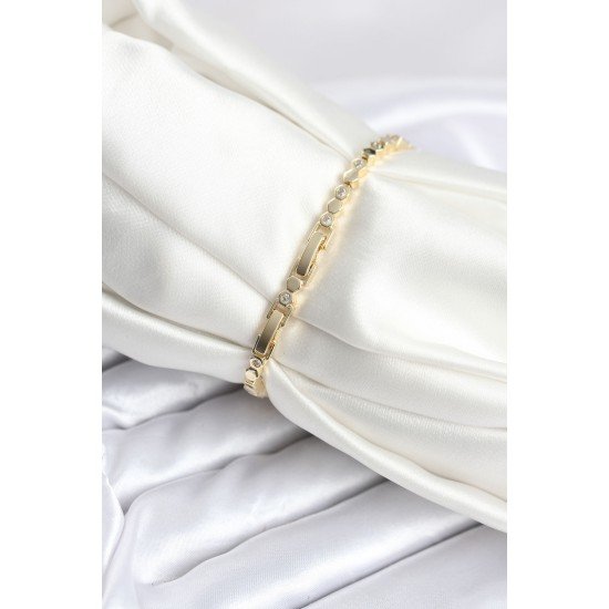 Pirinç Gold Renk İnce Petek Model Kadın Bileklik Pirinç Gold Renk İnce Petek Model Kadın Bileklik