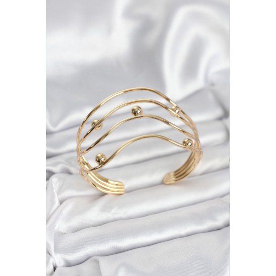 Pirinç Gold Renk Kadın Bileklik