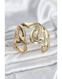 Pirinç Gold Renk Vintage Kadın Bileklik