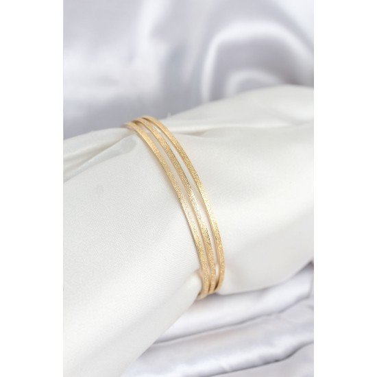 316L Çelik Gold Renk Simli Model Ajda 65 mm Kadın Bileklik 316L Çelik Gold Renk Simli Model Ajda 65 mm Kadın Bileklik