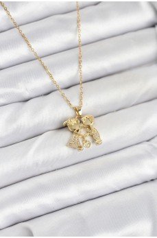 316L Çelik Zincir Gold Renk Erkek Kız Model Kadın Kolye