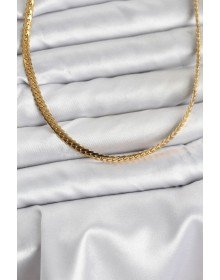 316L Çelik Gold Renk Zincir Kadın Kolye