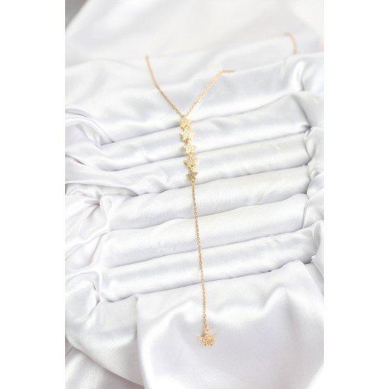 316L Çelik Zincir Gold Renk Yıldız Model Y Kolye 316L Çelik Zincir Gold Renk Yıldız Model Y Kolye