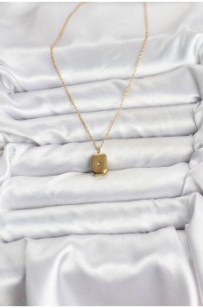 316L Çelik Zincir Gold Renk Minimal Kutup Yıldızı Model Kadın Kolye