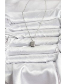 316L Çelik Zincir Gümüş Renk Minimal Kutup Yıldızı Model Kadın Kolye