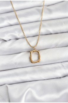 316L Çelik Zincir Gold Renk Model Kadın Kolye