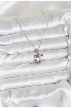 316L Çelik Zincir Gümüş Renk Chirtsmas Bell Model Yılbaşı Temalı Kadın Kolye