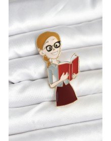 Öğretmen Figürlü Broş