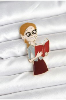 Öğretmen Figürlü Broş Öğretmen Figürlü Broş