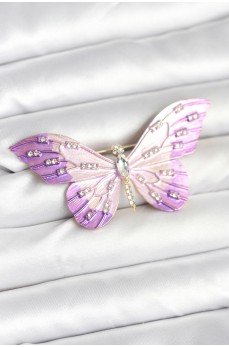 Lila Renk Kelebek Model Broş Lila Renk Kelebek Model Broş