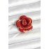 Kırmızı Gül Model Broş