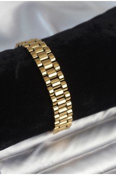 316L Çelik Gold Renk 12 mm Kalınlık Erkek Bileklik 316L Çelik Gold Renk 12 mm Kalınlık Erkek Bileklik