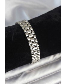 316L Çelik Gümüş Renk 12 mm Kalınlık Erkek Bileklik