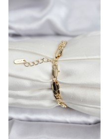 14K Gold Renk Kaplama Zincir Model CM Kadın Bileklik
