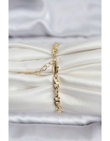 14K Gold Renk Kaplama Zincir Model CM Kadın Bileklik