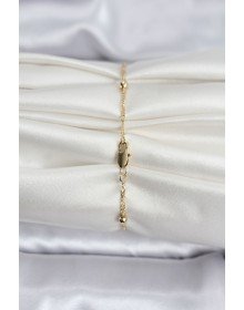 14K Gold Renk Kaplama Topçuklu Model CM Kadın Bileklik