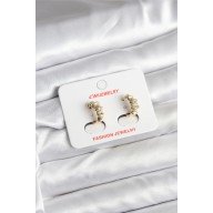 14K Gold Renk Kaplama CM Kadın Küpe