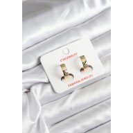 14K Gold Renk Kaplama CM Kadın Küpe