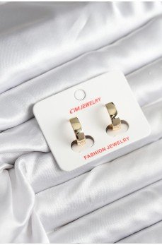 14K Gold Renk Kaplama CM Kadın Küpe