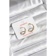 14K Gold Renk Kaplama CM Kadın Küpe