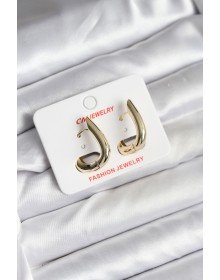 14K Gold Renk Kaplama CM Kadın Küpe