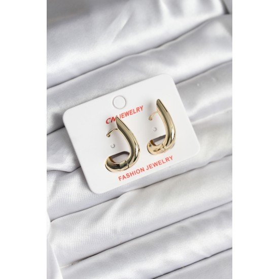 14K Gold Renk Kaplama CM Kadın Küpe