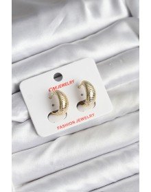 14K Gold Renk Kaplama CM Kadın Küpe