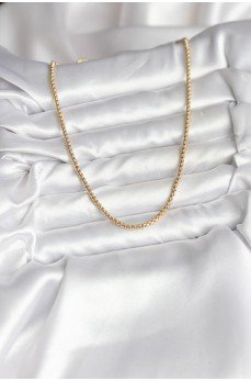 14K Gold Renk Kaplama Zincir Model CM Kadın Kolye 14K Gold Renk Kaplama Zincir Model CM Kadın Kolye