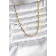 14K Gold Renk Kaplama Boru Zincir Model CM Kadın Kolye