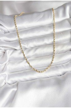 14K Gold Renk Kaplama Burgu Model CM Kadın Kolye 14K Gold Renk Kaplama Burgu Model CM Kadın Kolye