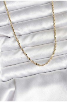 14K Gold Renk Kaplama Burgu Model CM Kadın Kolye