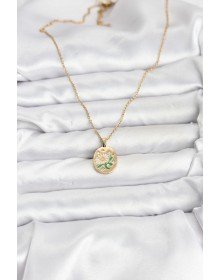 316L Çelik Zincir Papatya Figürlü Kadın Kolye