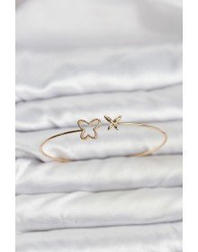 Kelebek Model Gold Renk Bileklik