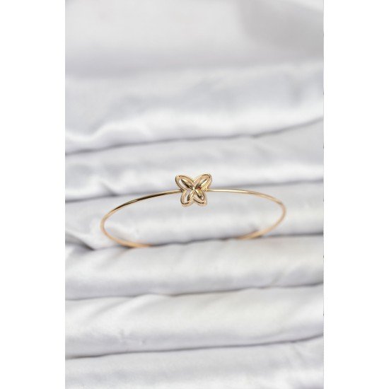 Kelebek Model Gold Renk Bileklik
