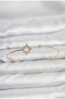 Kutup Yıldızı Model Gold Renk Bileklik