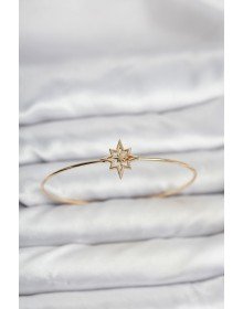 Kutup Yıldızı Model Gold Renk Bileklik