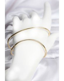 Gold Renk Pirinç El Bileziği