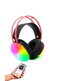 Kablosuz Bluetooth Kulaklık RGB Işıklı Kulak Üstü 5.3 Bluetooth Bağlantılı
